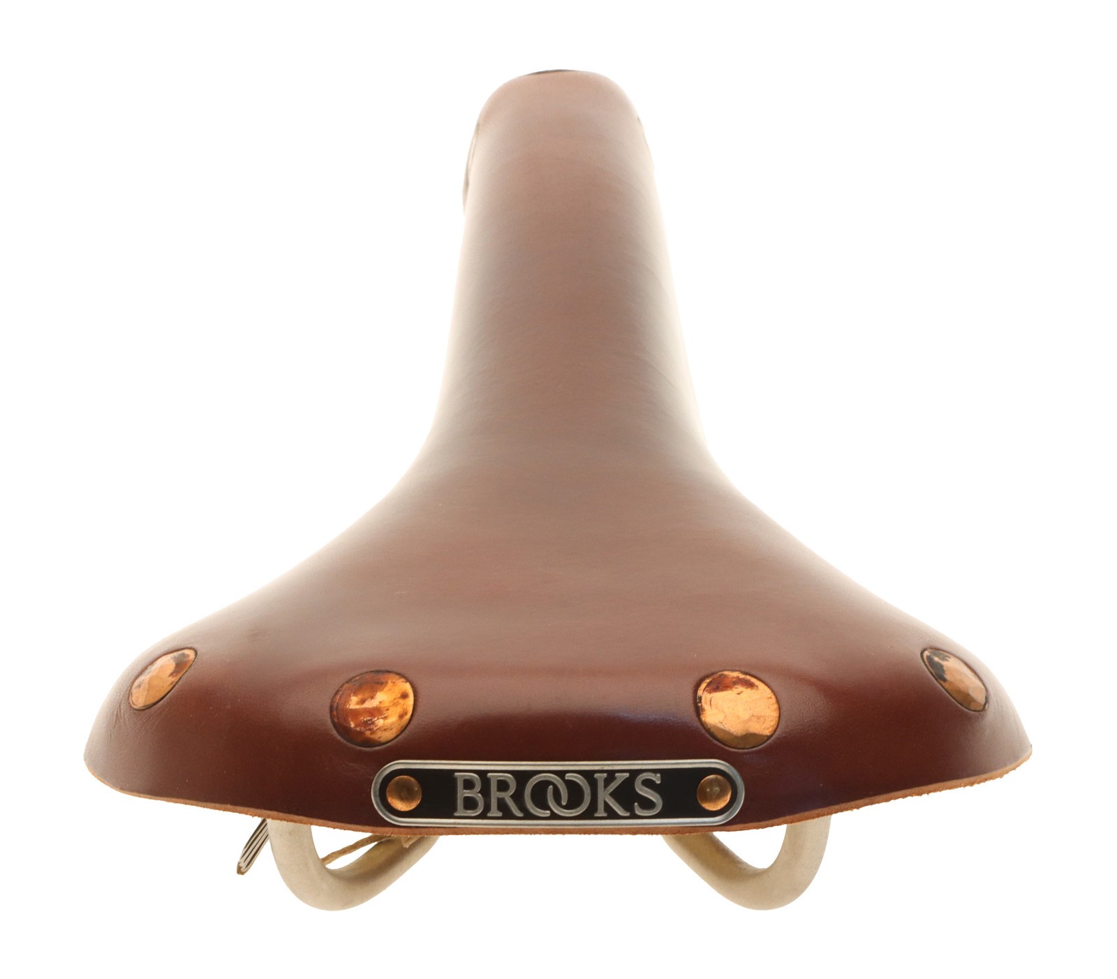 Brooks Swift Saddle Titanium Rails Hard Leather Cover Brown NEW NOS