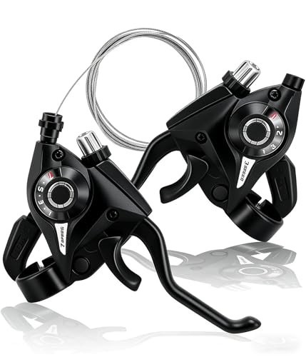 3X7 Speed Bike Shifter Brake Levers Combo, 21-Speed Integrated Bicycle Gear Shif