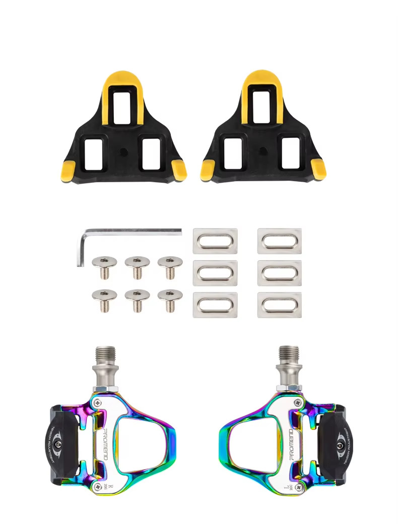 Rainbow Bicycle Clipless Pedals 9/16 Clip SPD SL MTB Road Bike Sealed Bearing