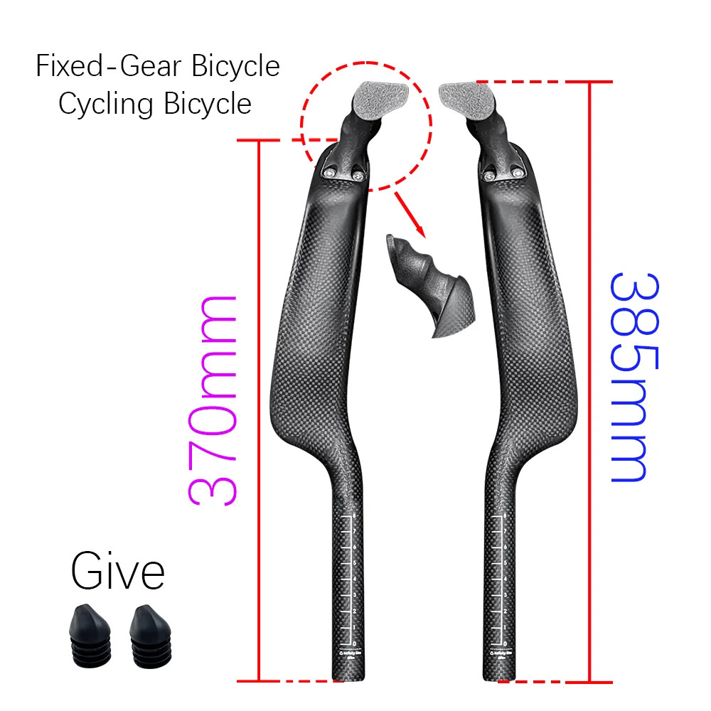 Carbon TT Bike Rest Handlebar Triathlon Time Trial Electronic Transmission Bar