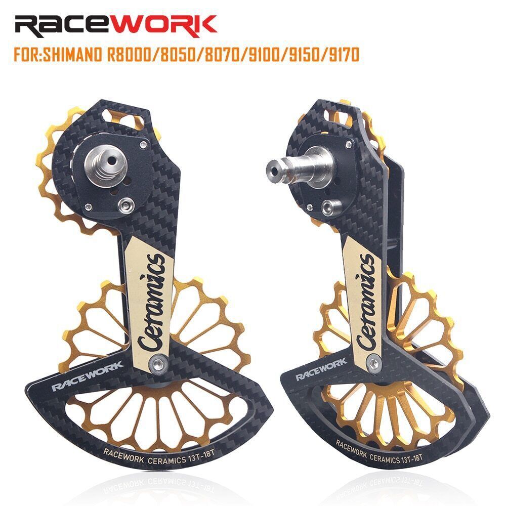 RACEWORK Road Bicycle Rear Derailleur Pulley for Shimano R7000 R8000 R9100 R9150