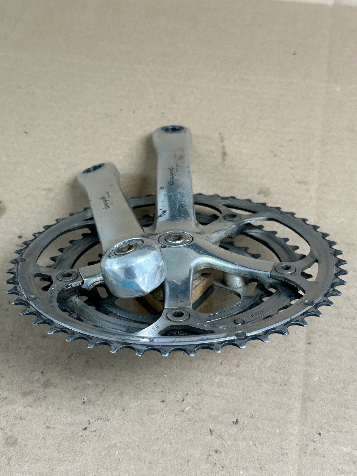 Campagnolo Mirage Triple Crankset, 175mm, 50/40/30 T, with Mirage Bottom Bracket