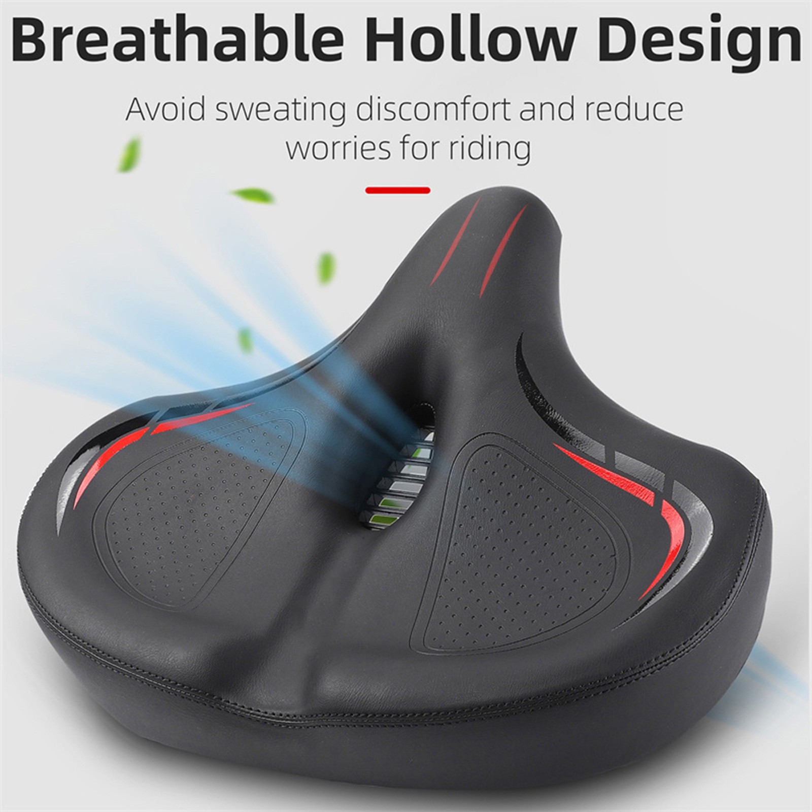 Thickened High Elasticity Bike Saddle Soft Waterproof PU Pad Road S WAPK