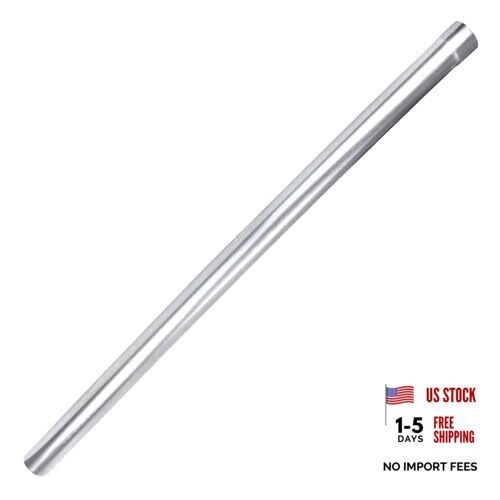 Straight Exhaust Pipe OD, Stainless Steel 30″ Long Mandrel 2.5″ 30 INCH