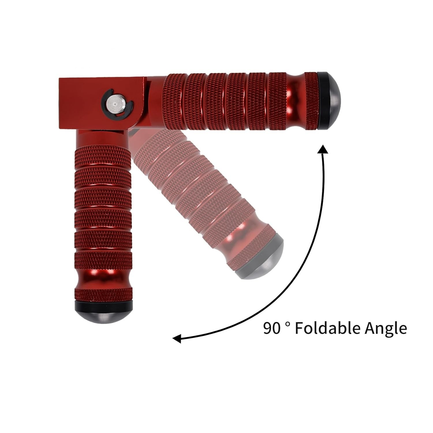 M8 Folding Foot Pegs E-Bike Motorcycle 90 Degree Bicycle Passenger Extendable