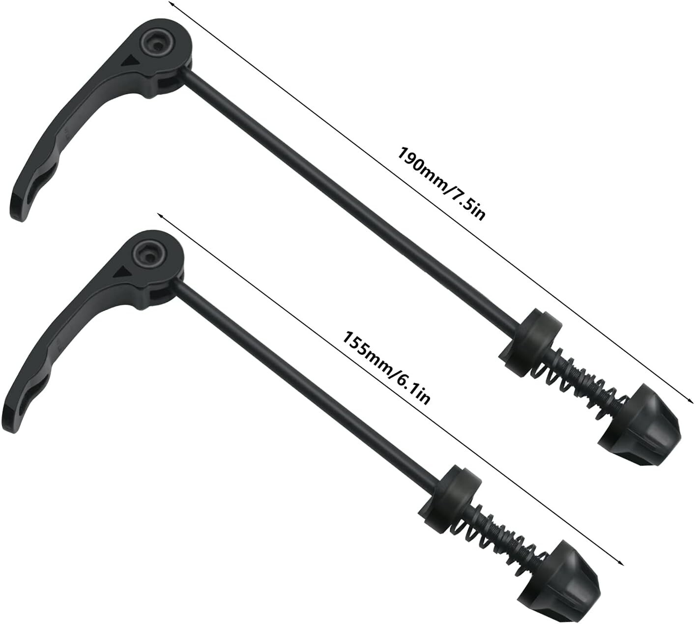 Bike Quick Release Axle Skewer Steel 27 Inch Hub Parts for Road Mountain Cycling