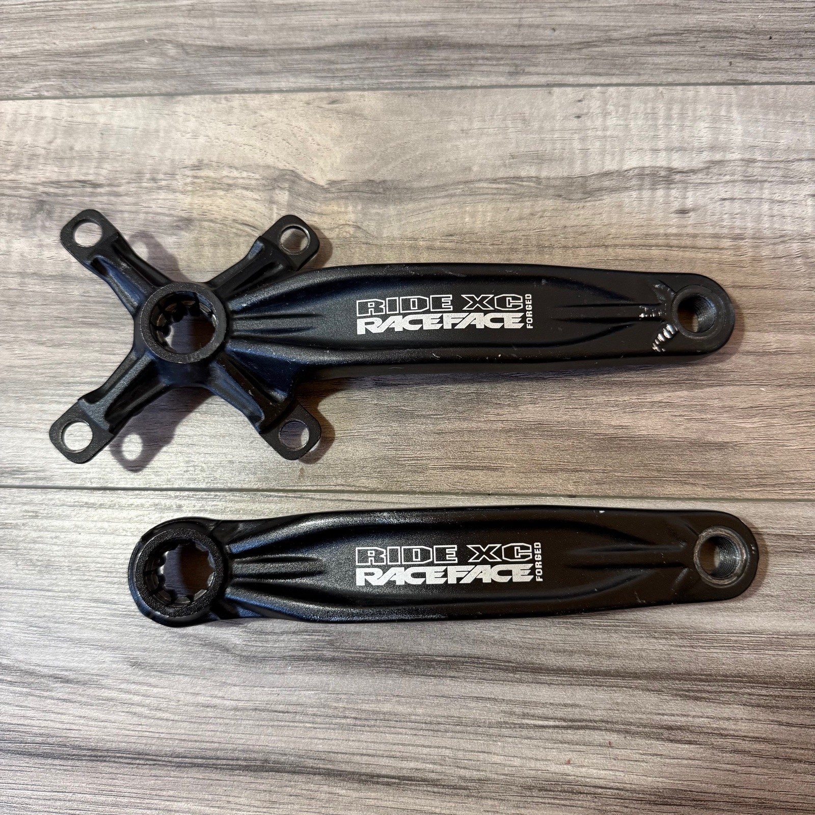 Race Face Ride XC ISIS Drive Mountain Bike Crank Arms 175 104BCD Triple Black