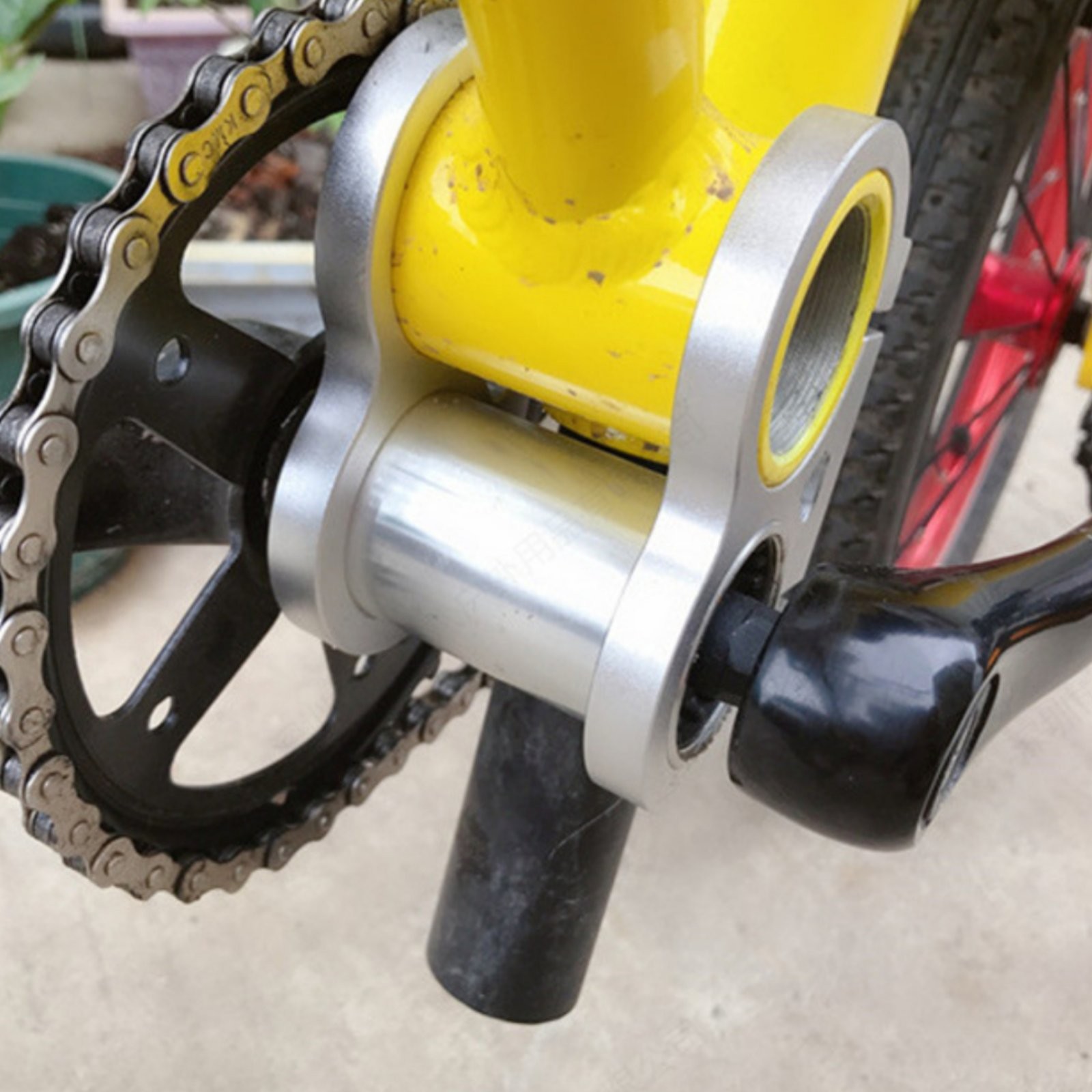 Kids Bike Bottom Bracket Kit Easy Pedaling Crank Set Long-Lasting