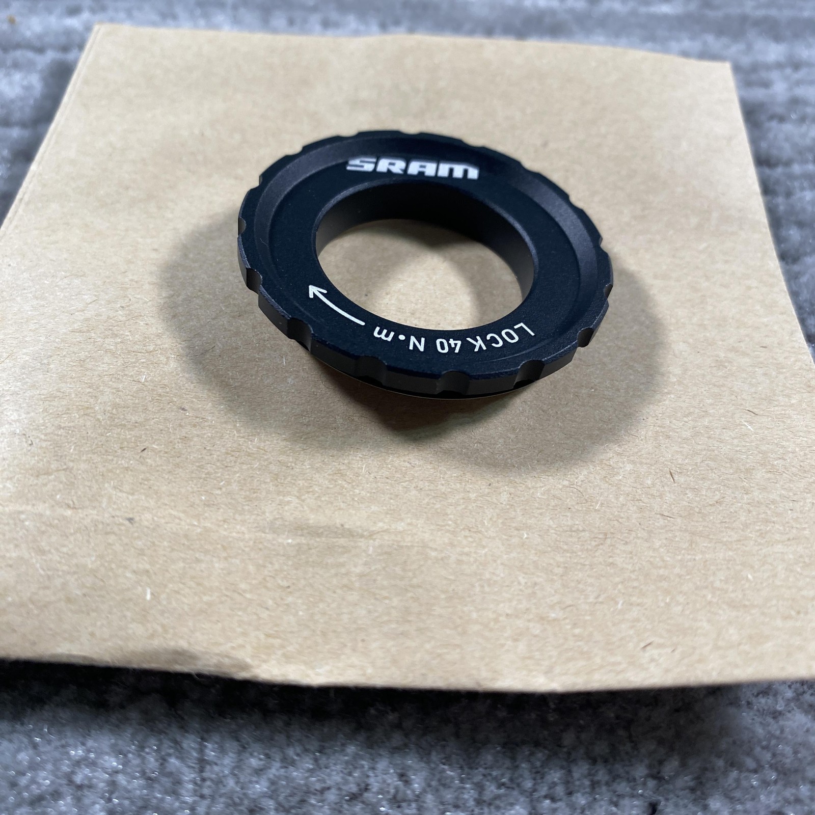 SRAM Center Lock Disc Brake Rotor Lockring 40Nm Black Bicycle MTB Road Bike