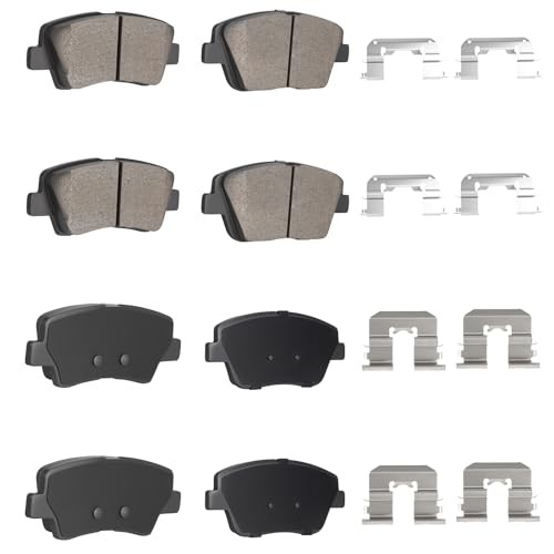 Front Rear Ceramic Disc Brake Pads Set for Hyundai Sonata, for Kia Optima