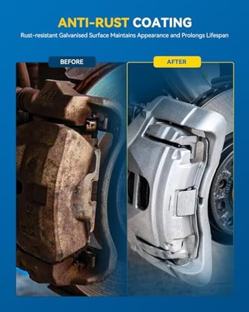 Brake Caliper Front Right Compatible with 2006-2008 Dodge Ram 1500, 18-B5008