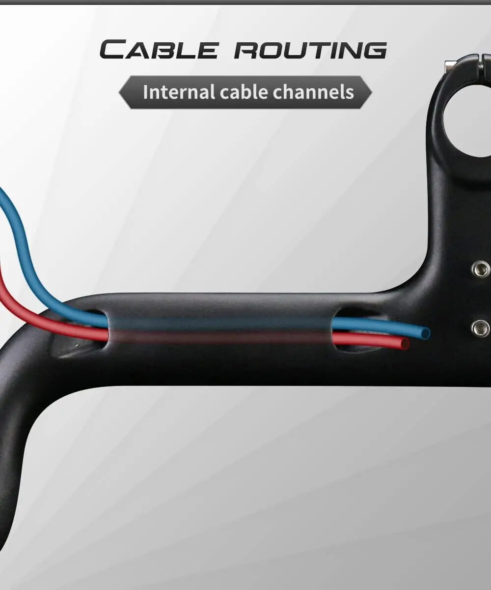 Carbon Road Bike Handlebars UD Matte Carbon Fiber Handlebars 400/420/440mm