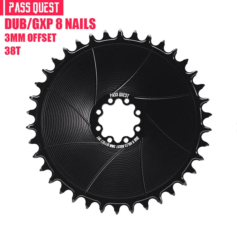 Bicycle Chainring 3mm Offset Norrow Wide Teeth Disc Direct Mount Chainwheel