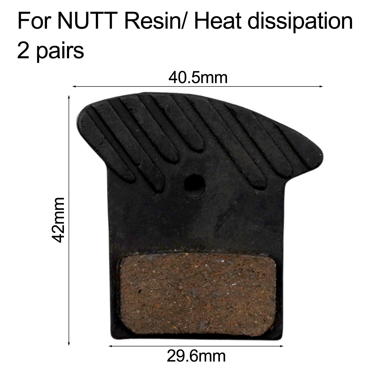 Disc Brake Pads For NUTT Heat Dissipation Hydraulic Caliper Parts for 2 Pair