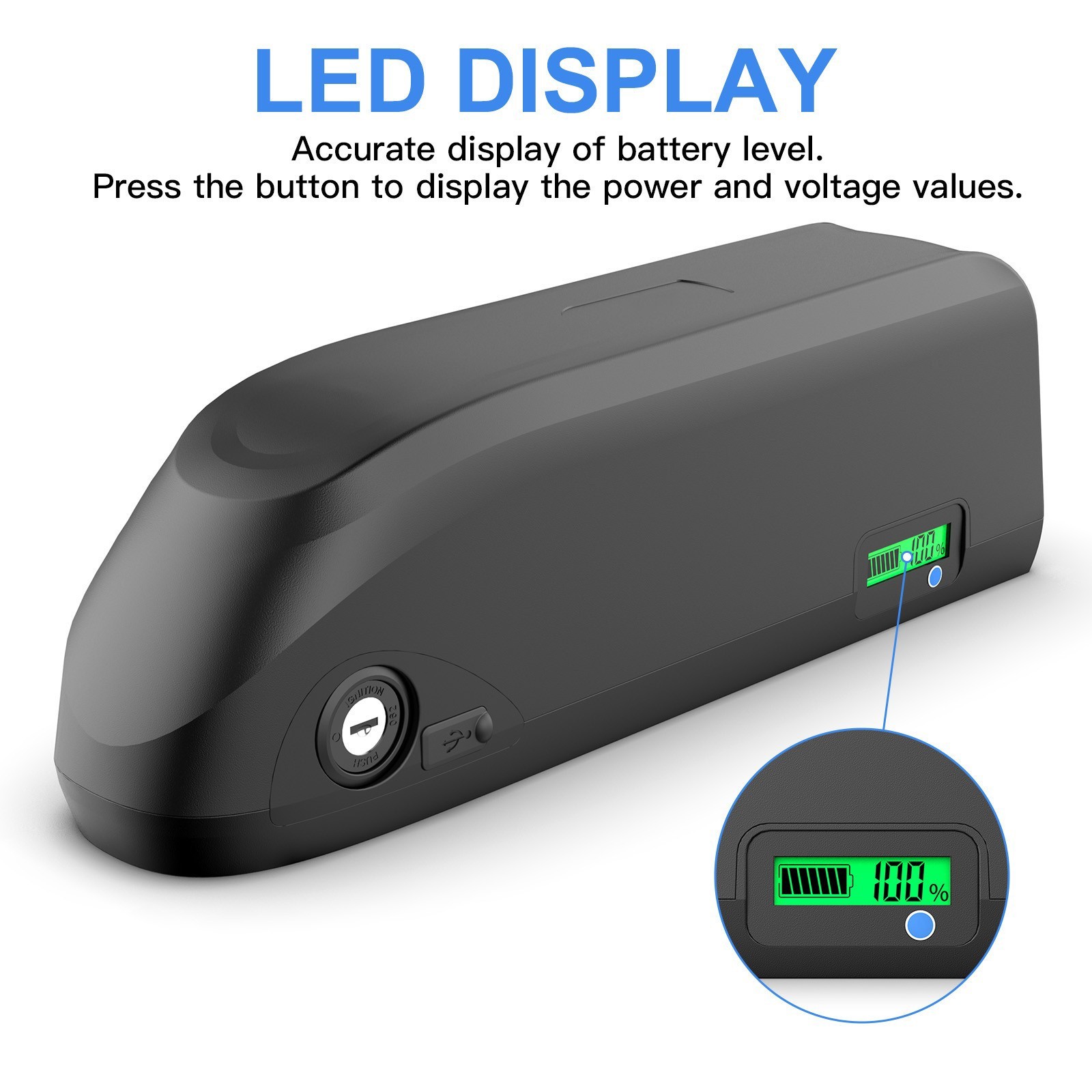Ebike Battery 48V 20Ah Samsung Lithium Battery Pack For 0~2000W Bafang CSC Motor
