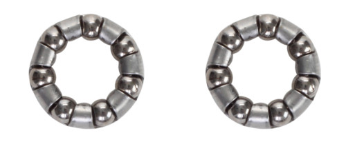 2 BICYCLE HUB FRONT OR REAR BALL BEARING RETAINER 1/4″ 7 BALLS 3/8″ AXLE TWO.