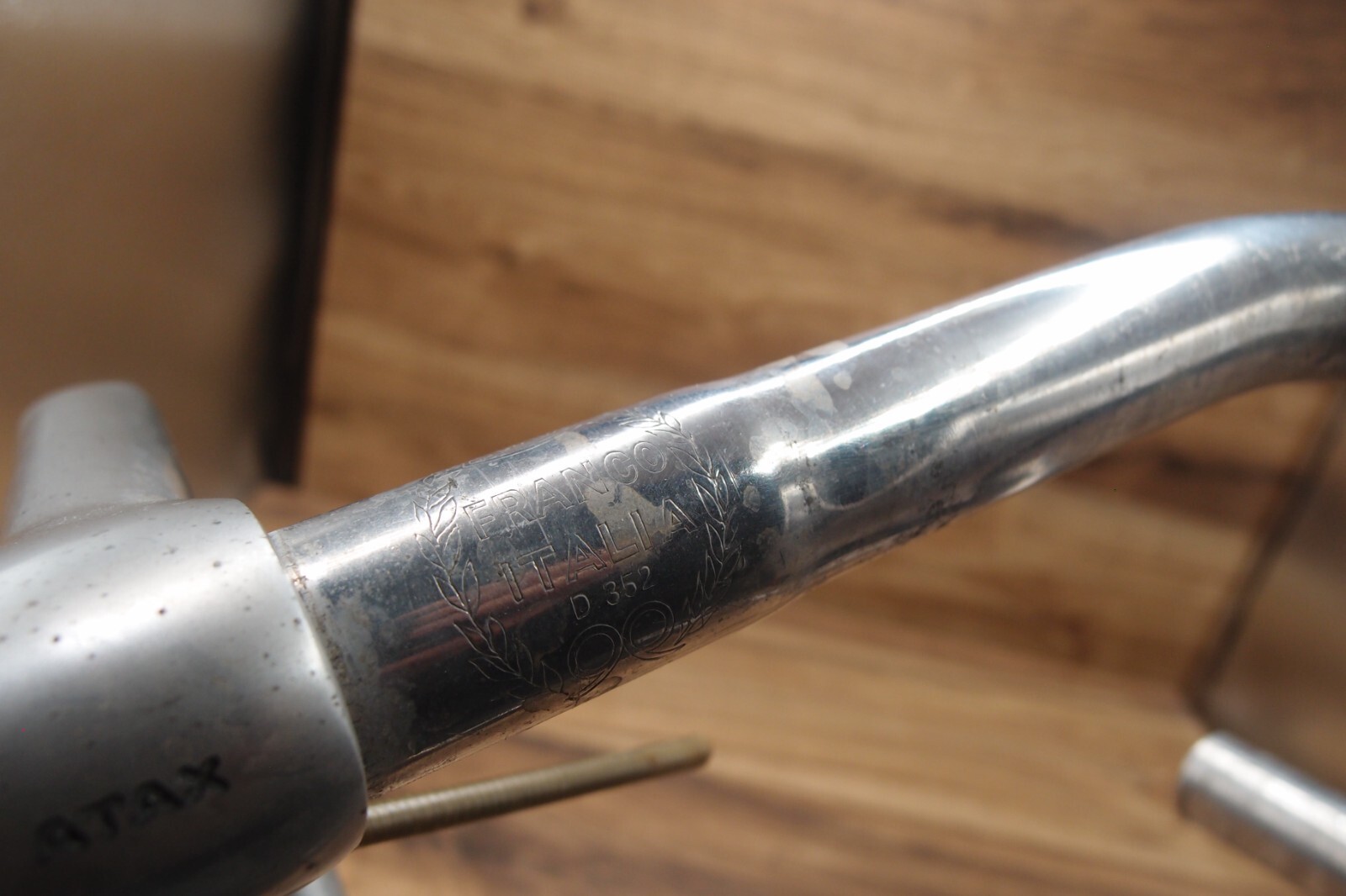 drop bar Guidone Philippe ATAX + quill stem ATAX made in France 22 mm for road