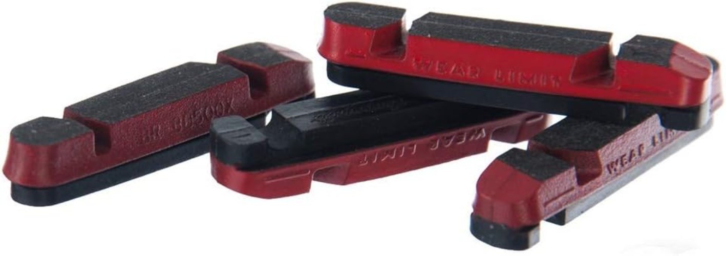 Carbon Brake Pad Inserts: Enhanced Stopping Power for Campagnolo & Shimano