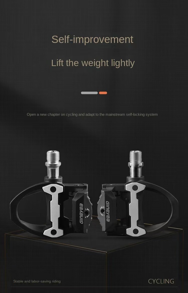 Bike Pedals Bicycle Lock Cleat Pedals Self-locking Nonslip SPD Cycling Outdoor