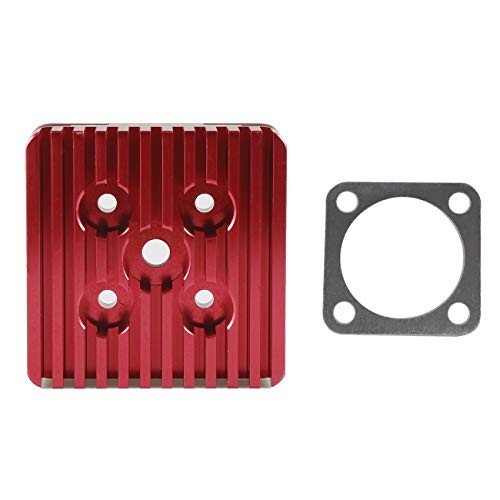 CNC Red Cylinder Head For Racing 66cc/80cc Engine Motorized Bike Bicycle red