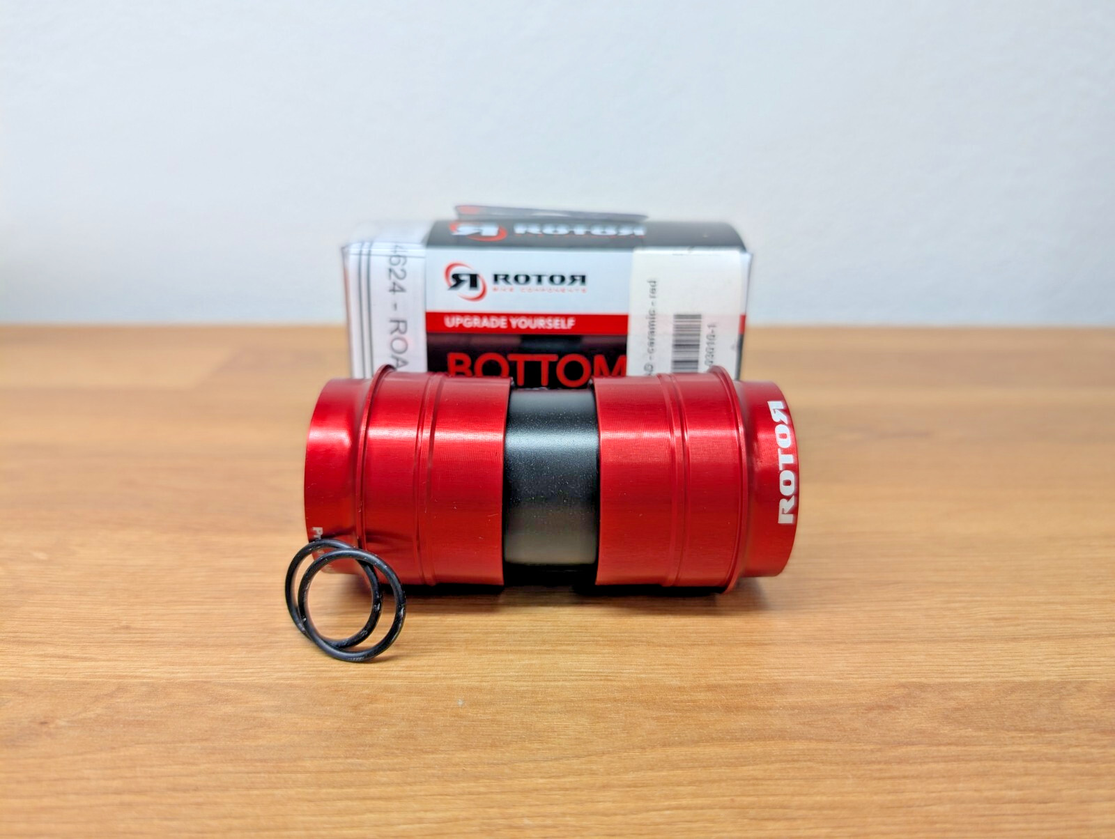 Rotor Press Fit Ceramic Bottom Bracket-Road-Red-PF30x24mm Axle-PF4624 Road-New