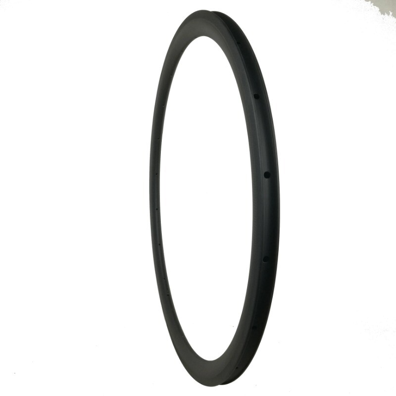 Superlight 700c Carbon Fiber Road Bike Rims 25×30/35/38/40/45/55/50/60mm 24 28H