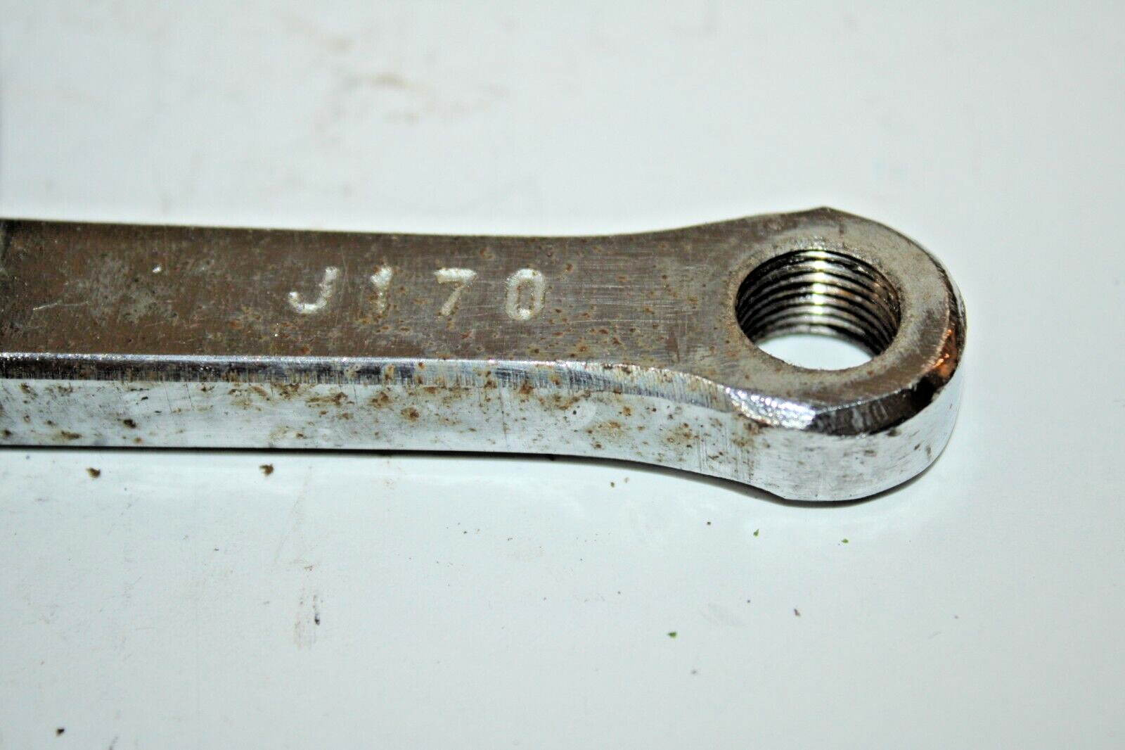 Vintatge Drive Crank Arm Silver 170mm 48/40T BCD112 Steel Touring USA Shipper