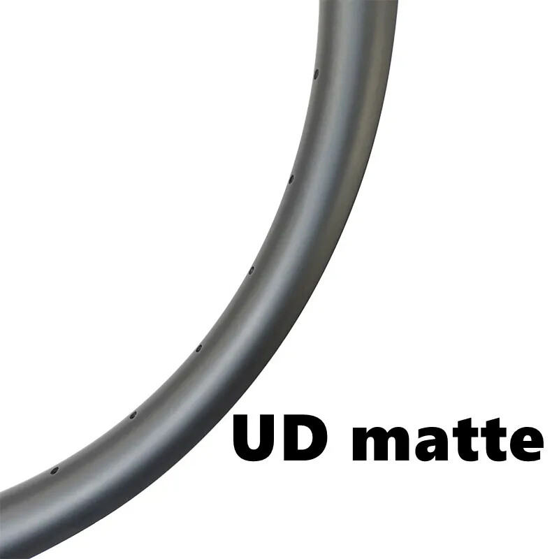 30*24mm 29er XC MTB Bicycle Carbon Rim UD Matte 28 Holes Asymmetric Disc Brake