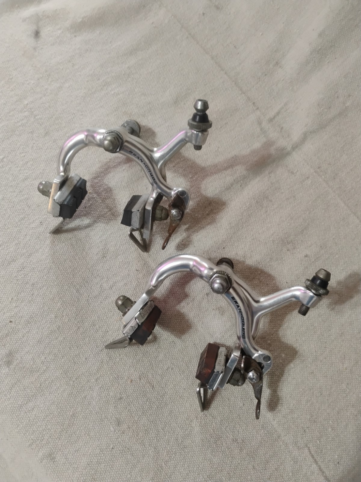 Vintage Gran-Compe Side Pull Brake Calipers Front And Rear