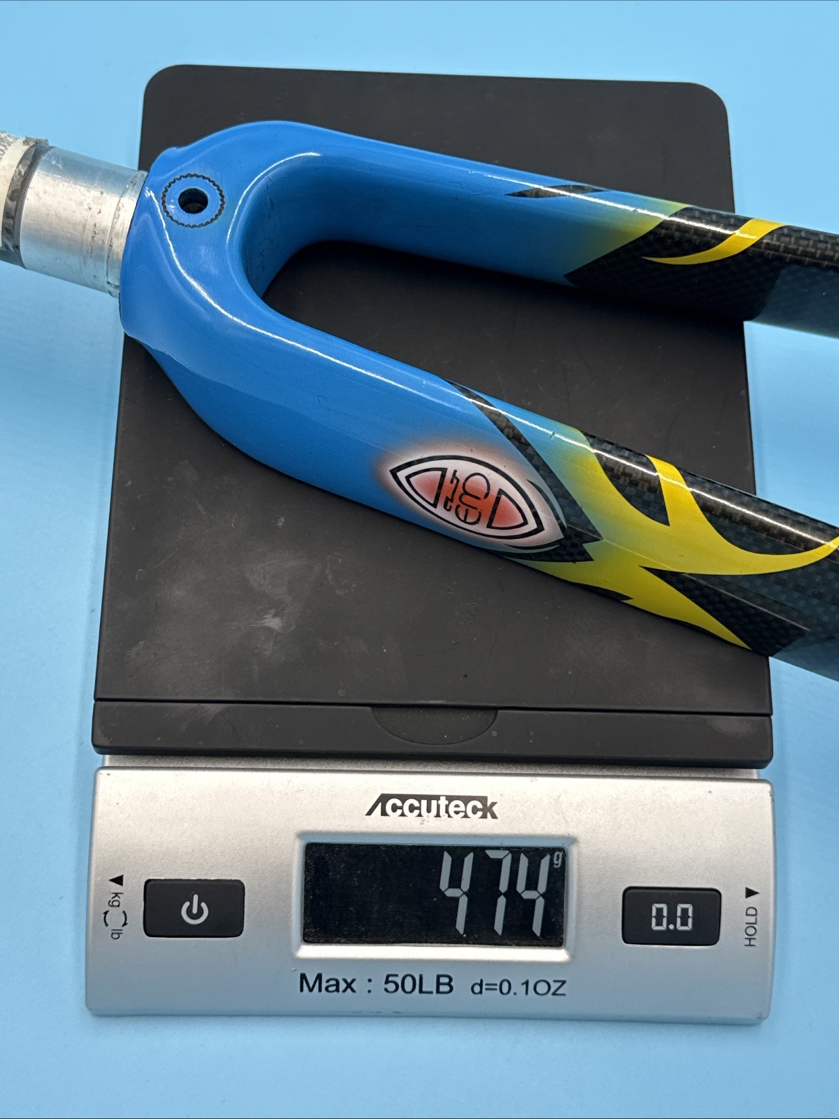 RARE Eddy Mercx Team SC 700c Carbon Fiber 1-1/8″ Fork 248mm Steerer 43mm Rake