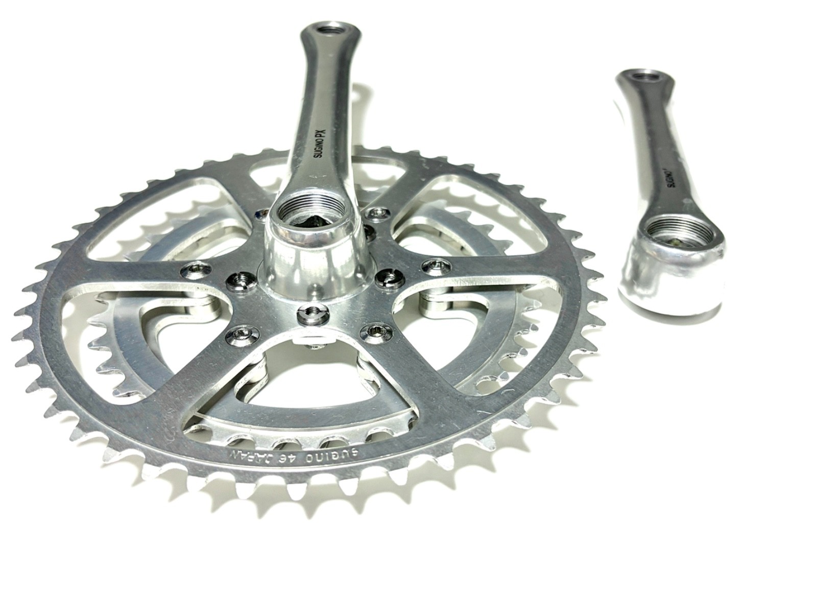 Rare SUGINO PX Triple Crankset 160mm 46/36/30T w/ Box Vintage Touring
