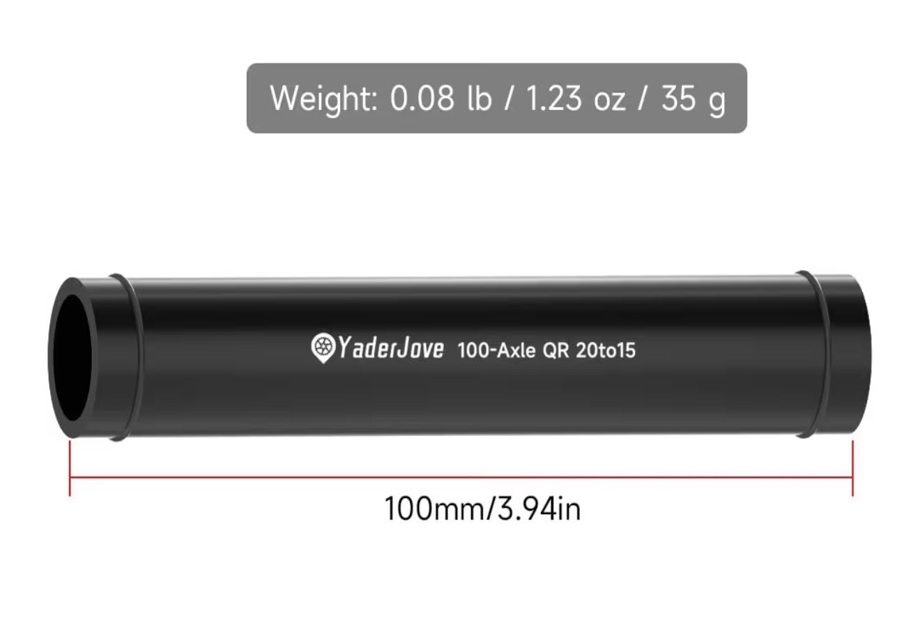 100 mm Spacing Bicycle Hubs Thru Axle Cycling Axle Adapter