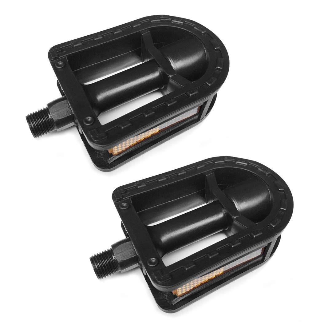N3od3er Upgraded Kids Bike Pedals 1/2 Inch 1 Pair Kids Spindle Pedals Resin f…