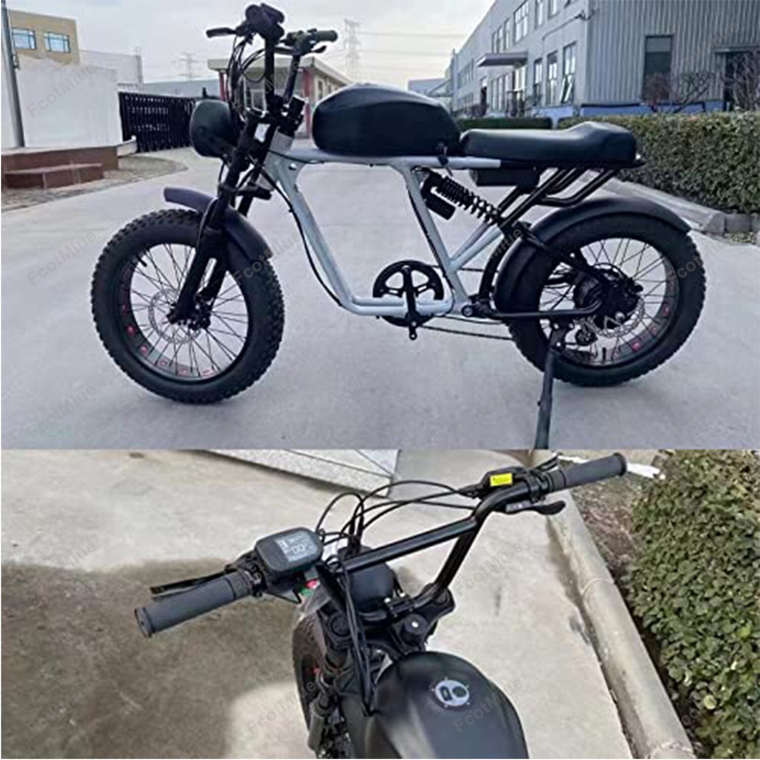 52V 30Ah Fuel Tank Ebike 21700 Lithium Battery w/ Charger for Electric Bicycle