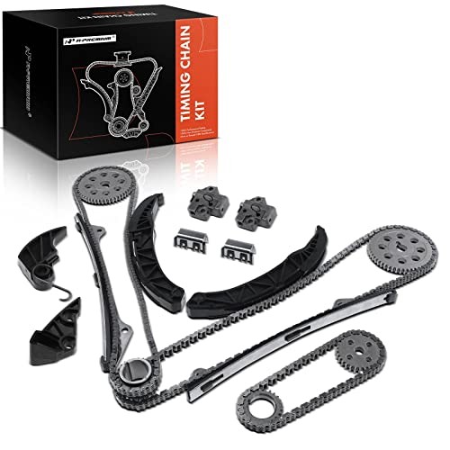 Engine Timing Chain Kit W/Tensioner & Guide—DoHC, 6Cyl 3.3L 3.5L 3.8L