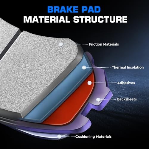 Front Ceramic Disc Brake Pads Set for Hyundai Sonata 2011-2015, for Kia Optima
