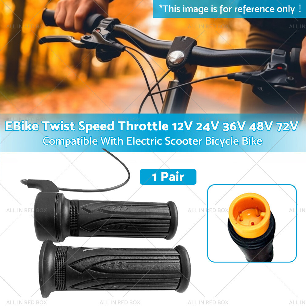 EBike Twist Speed Throttle Suitable for Electric Scooter Bicycle 12V 24V 36V 48V