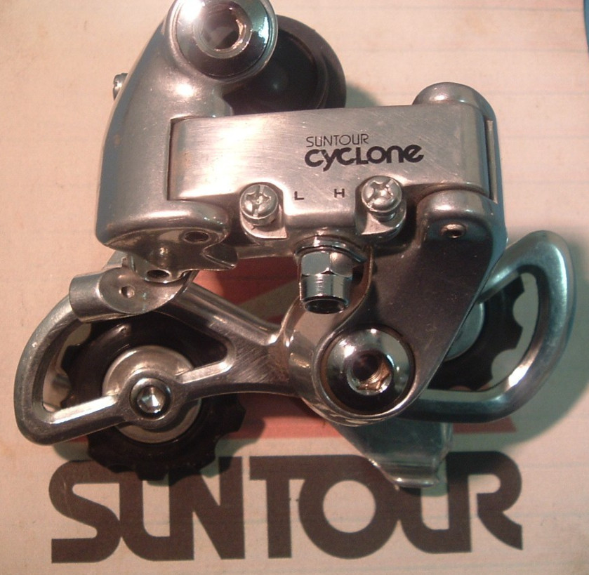 SunTour Cyclone RD-6000 Road Rear Derailleur -NEW/NOS -2×5/6/7-Speed- 28T-