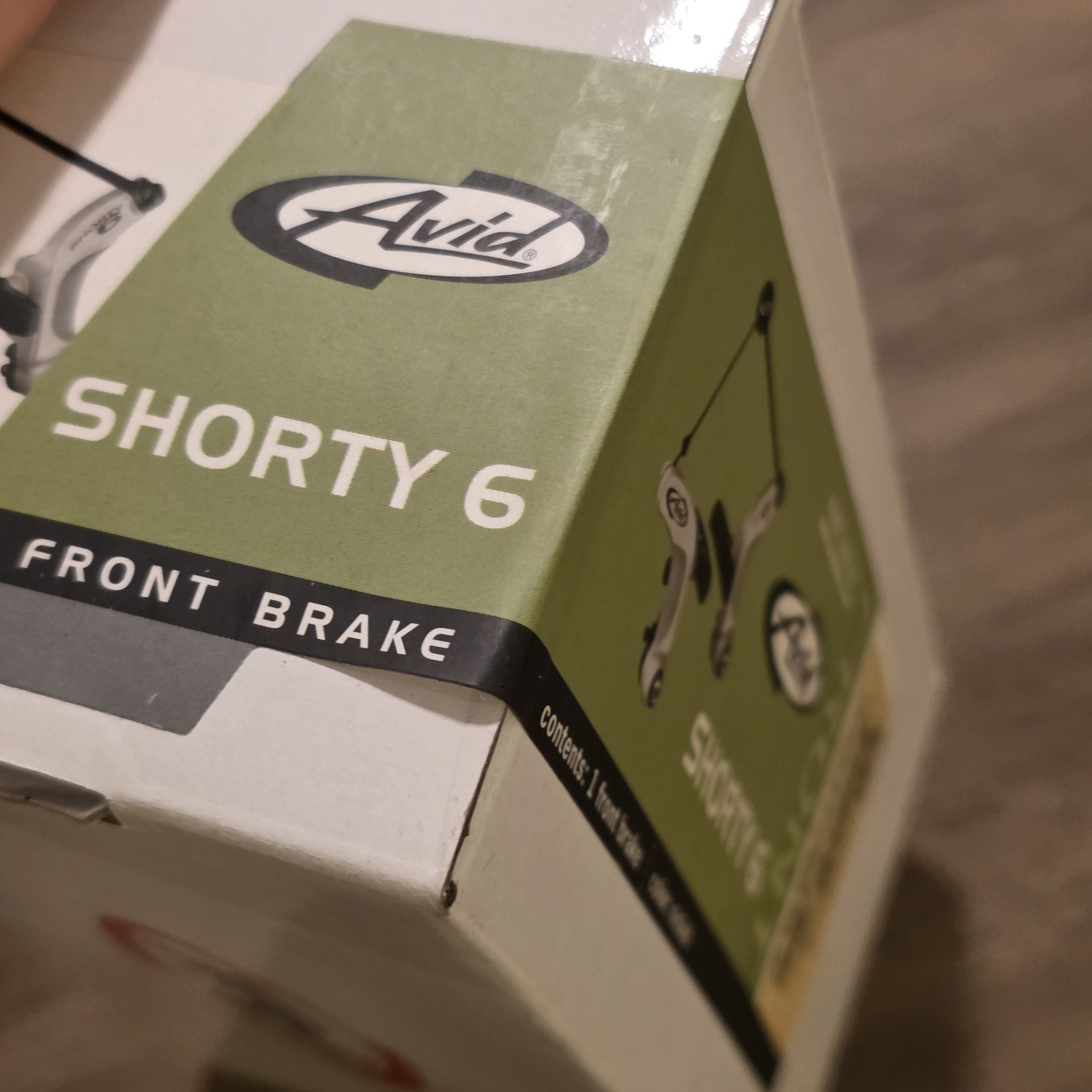 NIB Avid Shorty 6 Front V-Brake Nickel old stock