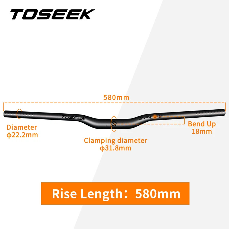 Full Carbon Fiber MTB Bicycle Handlebar 31.8mm Bicycle Parts 580mm – 760mm