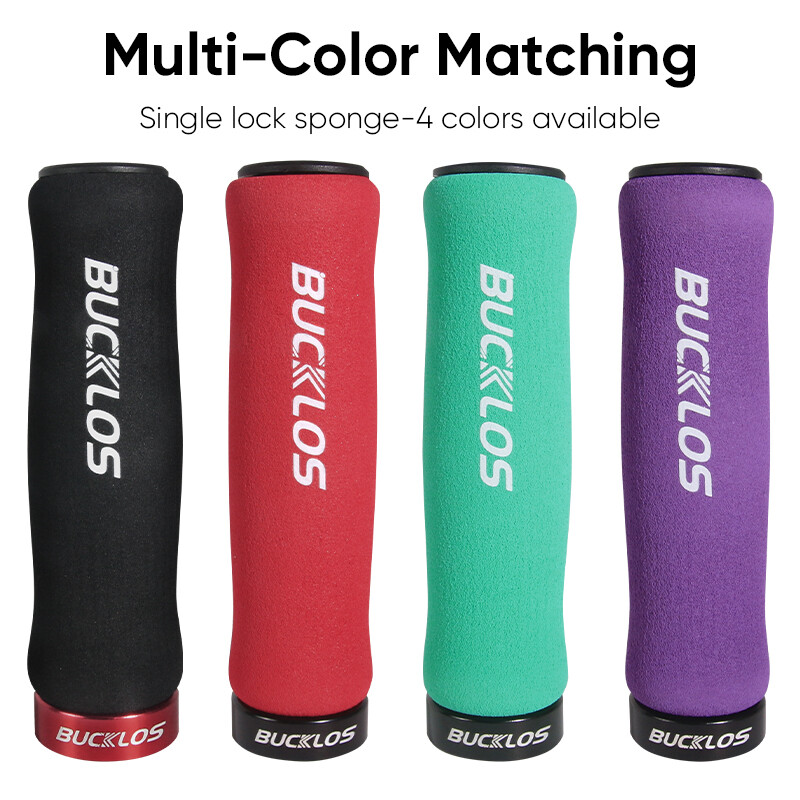 Bicycle Handlebar Grips Ergonomic Lock-on Cycling Bike Grips Anti-Slip BUCKLOS