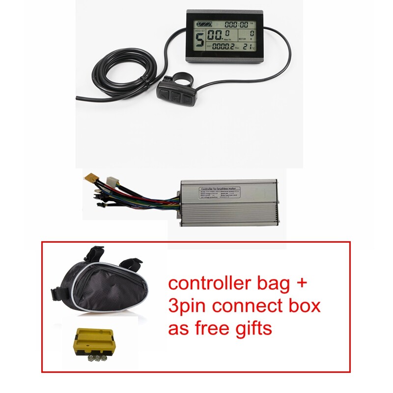 36V/48V 26A KT E-bike Brushless DC Motor Controller +KT-LCD8H/KT-LCD3 Display