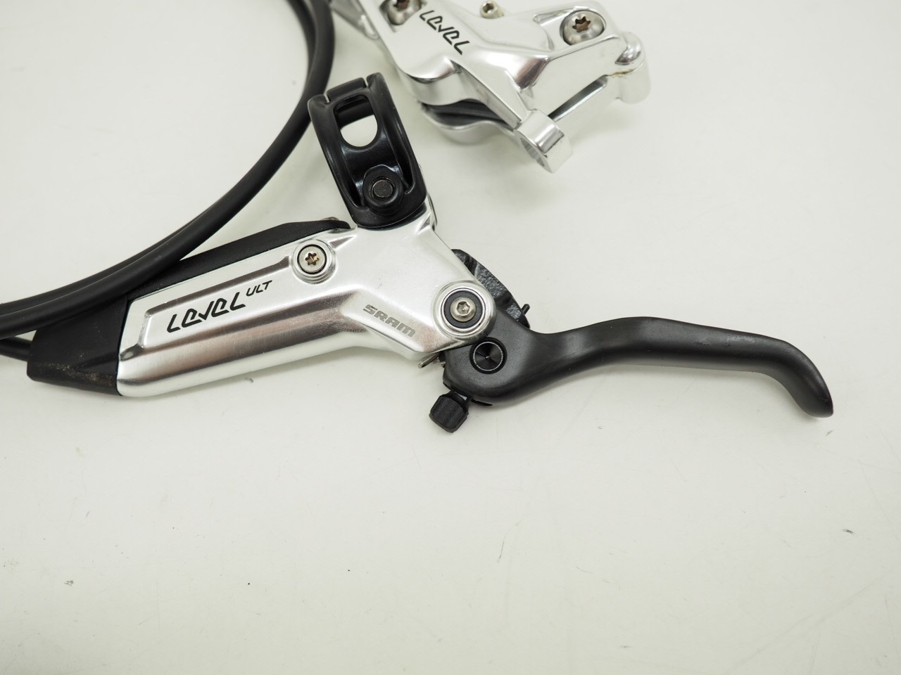 SRAM Level Ultimate Stealth 4-Piston Front & Rear MTB Hydraulic Brake Set