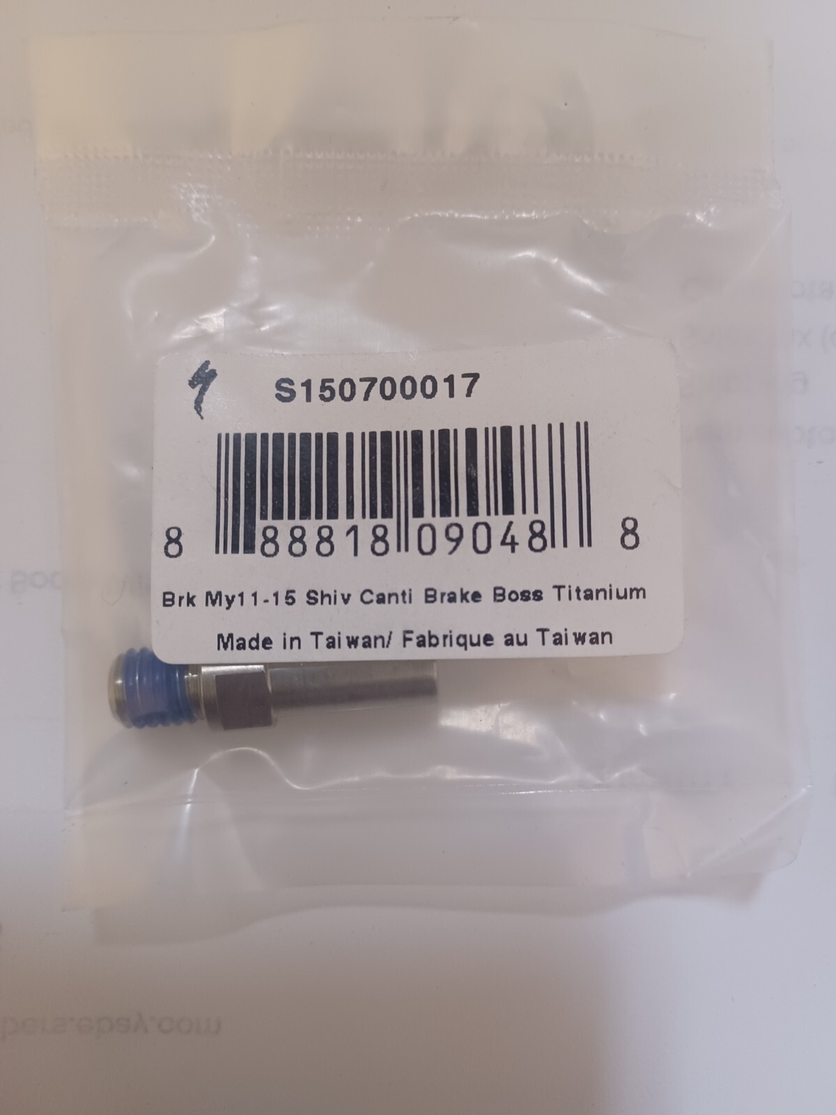 Specialized shiv titanium canti brake boss Part#: S150700017 SOLD EACH