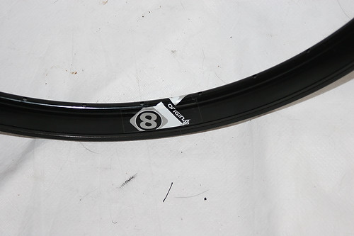 Origin8 Trak Attak DEEP-V Gloss Black 32 Hole 700C rim Fixie Track O8 1