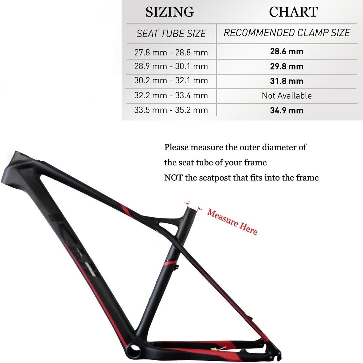 Modern Hollow Bike Seatpost Clamp 31.8mm – Secure and Lightweight Performance