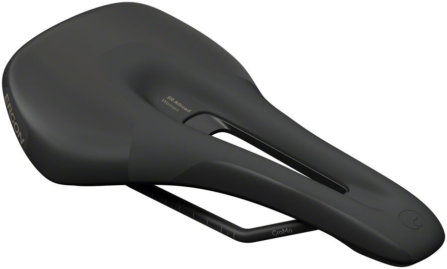 Ergon SR Allroad Saddle – Chromoly, Black, Women’s, Small/Medium
