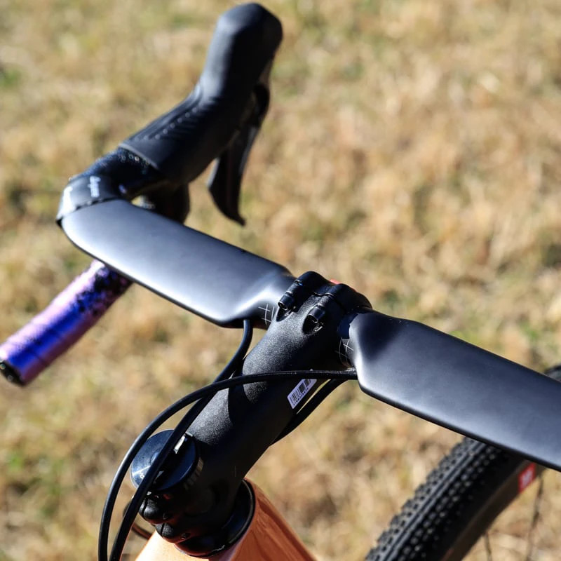Carbon Aero Gravel Bike Handlebar Full Internal Cable 31.8mm Drop Bar