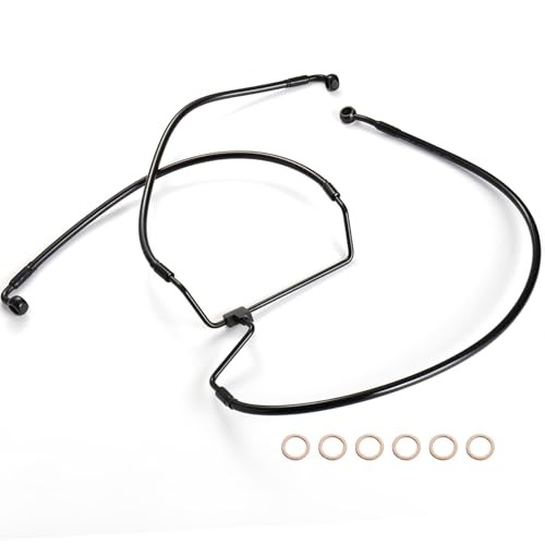 Front Brake Line 16″ Handlebars Extension Brake Cable NO ABS for Harley 2014