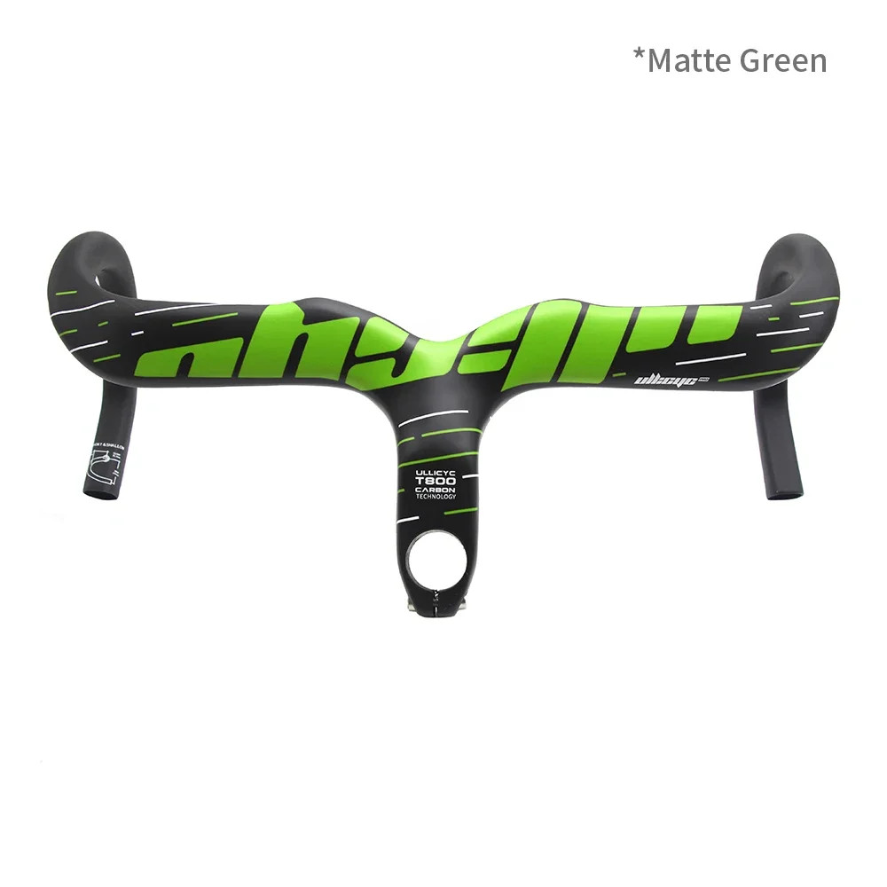 Full Carbon Fiber Road Bicycle Integrated Handlebar 28.6mm 400/420/440mm Width